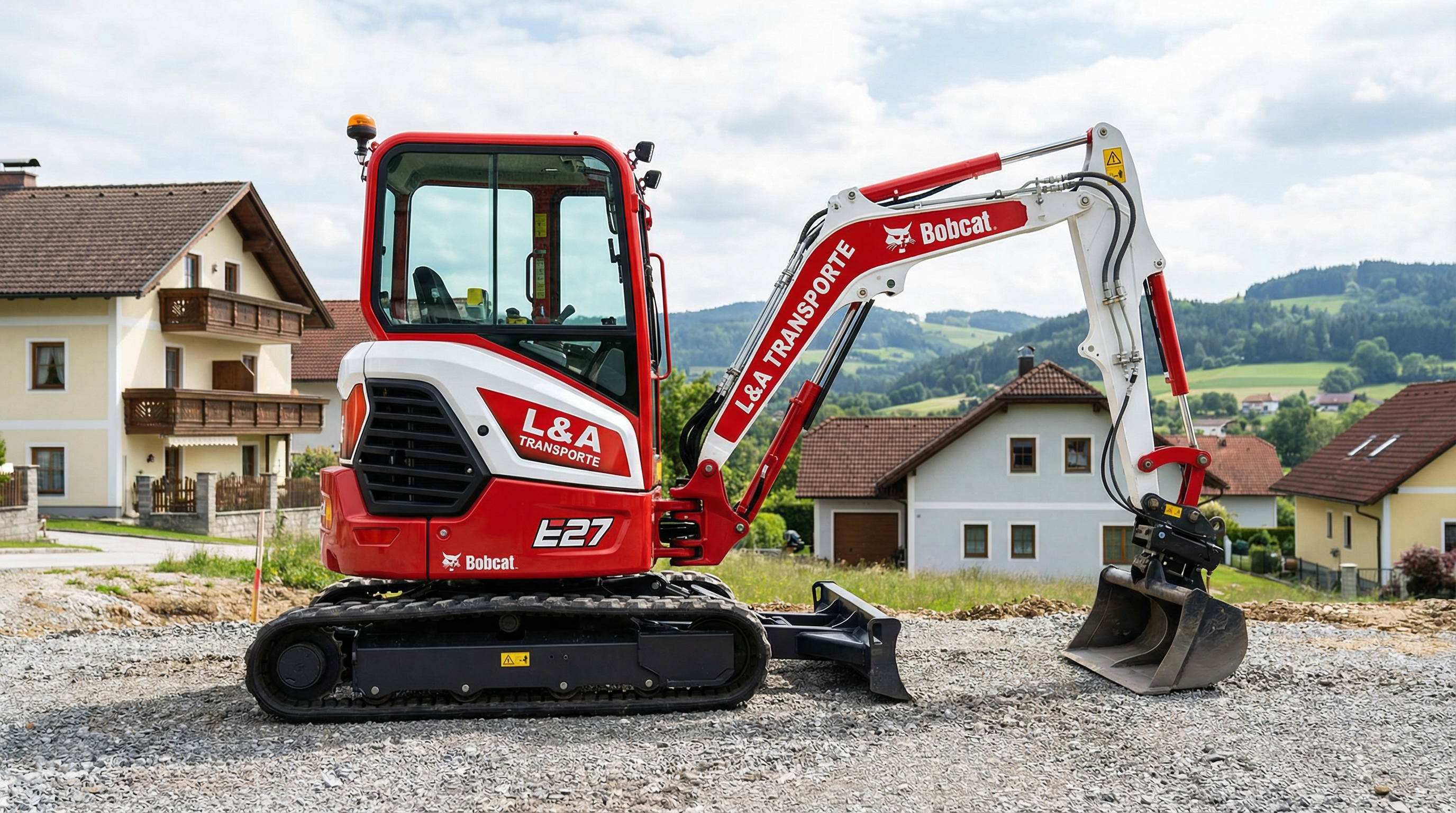 Bagger mieten Wien - L&A Transporte Wien